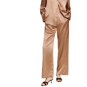 Reformation Elegant Croissant Willa Silk Size 12 Pants